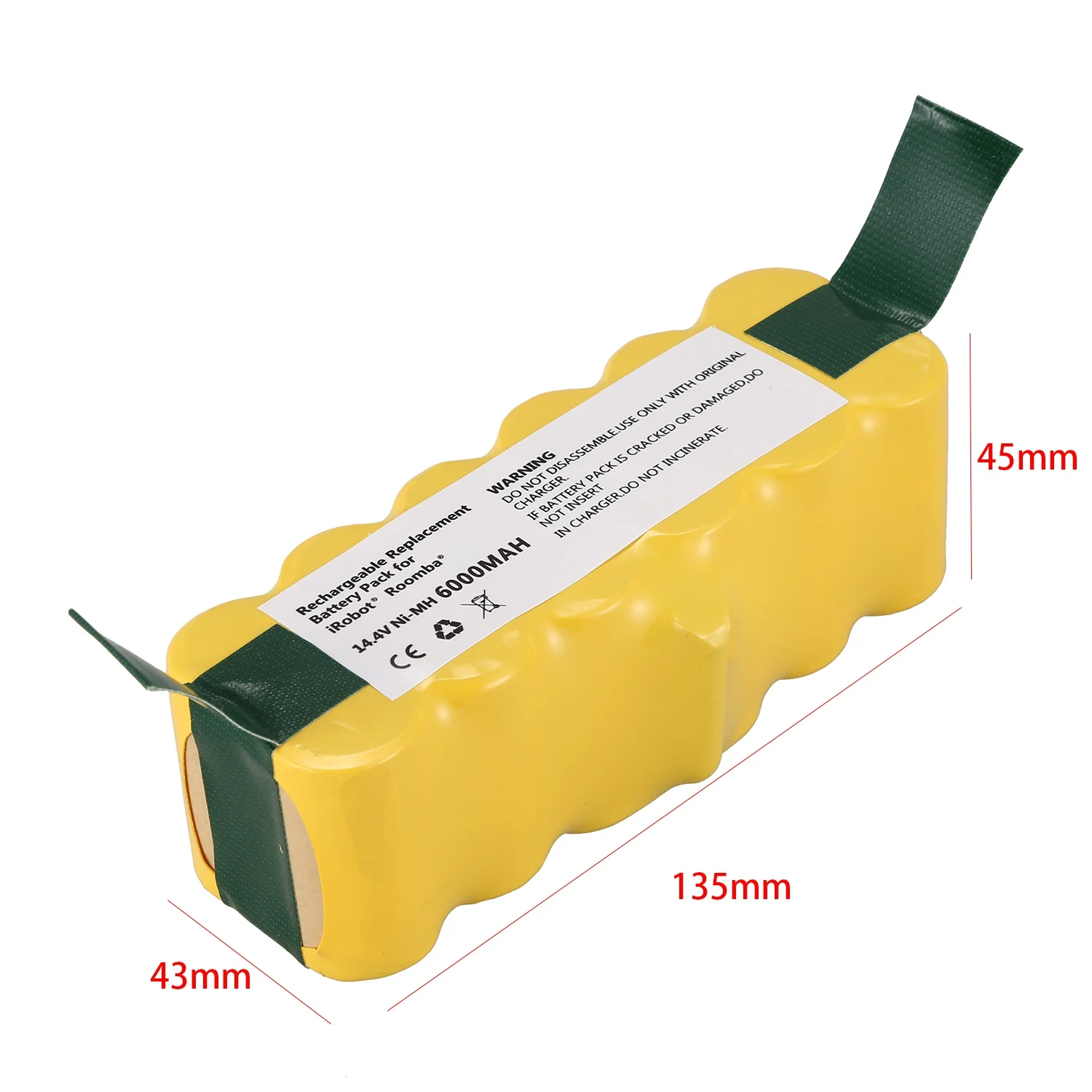 Перезаряжаемые Батарея 14,4 V 6000 Mah Ni-MH Перезаряжаемые Батарея для 500 510 530 531 535 540 545 550 560 562 570 580 581 600 780