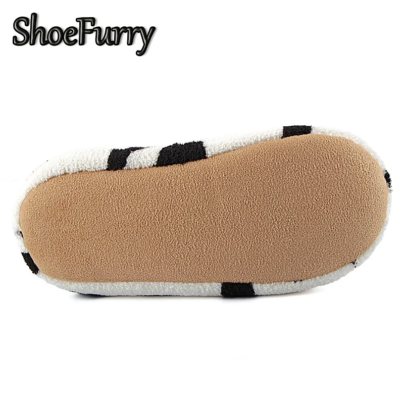 Зимние домашние тапочки ShoeFurry Женская хлопковая обувь мягкие плюшевые для женщин