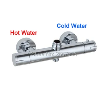 GIZERO Brass Smart Shower Faucet Bathroom Thermostatic Faucet Chrome Finish Mixer Tap Wall Thermostatic Mixer Valve Tap ZR960 professional brass bathroom bar mixer shower valve bar thermostatic brass chrome dual control thermostatic shower mixer valve