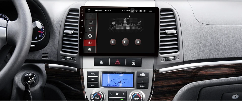 Best Idoing 9"2.5D IPS Car Android9.0 Radio Multimedia Player For Hyundai Santa Fe 2 2006-2012 GPS Navigation PX5 4G+64G Octa Core 9