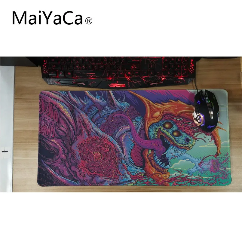 Maiyaca Высокое качество большой игровой коврик для мыши коврик Grande Hyper Beast обои для CS Go Gamer