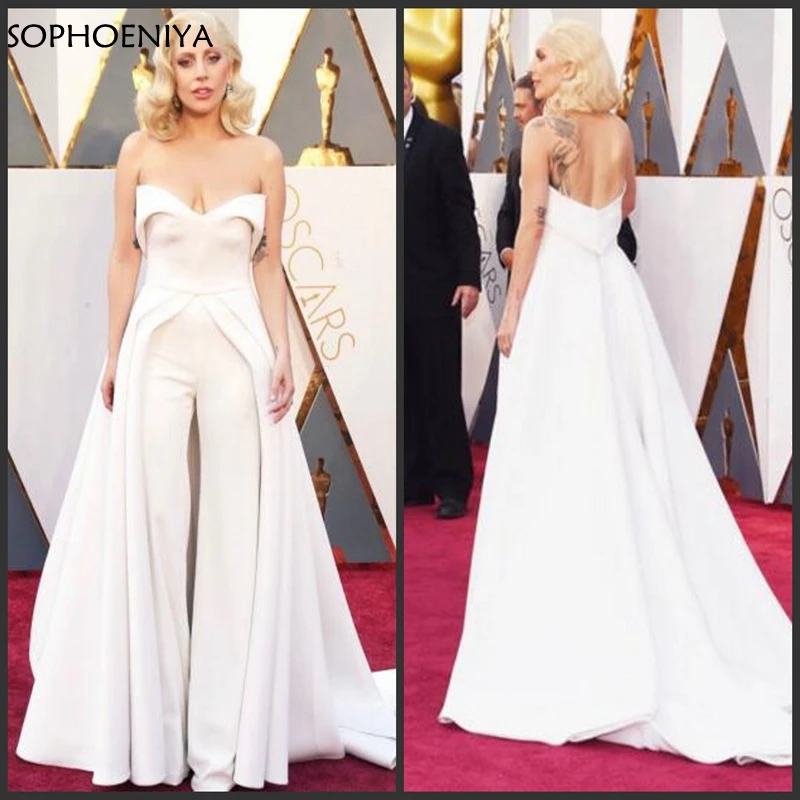 New Arrival White Jumpsuits Evening dresses Long 2019 formal dress abiye Arabic evening dress Pants avondjurk Evening gown New Arrival White Jumpsuits Evening dresses Long 2019 formal dress abiye Arabic evening dress Pants avondjurk Evening gown