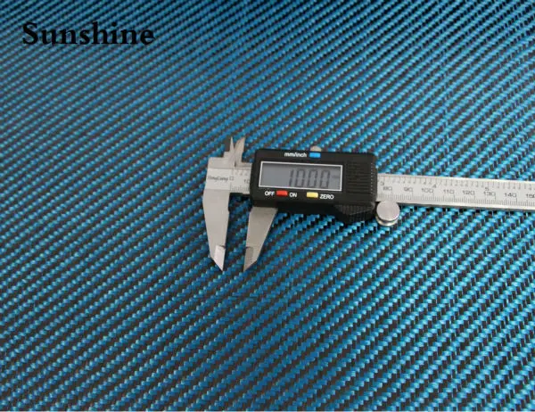 Carbon Aramid Hybrid Fabic Plain Blue 185g (13)