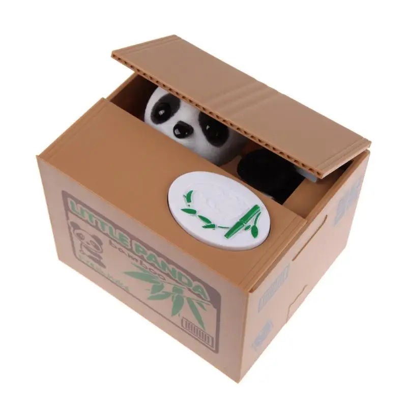 Кошечка Копилка панда копилки игрушка копилка подарок детям копилки автоматический палантин копилка - Цвет: panda