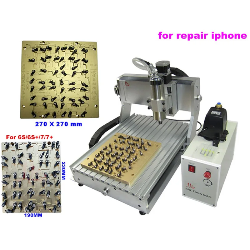 IC CNC маршрутизатор 3040 чип фрезерный полировальный гравировальный станок с 2 шт.