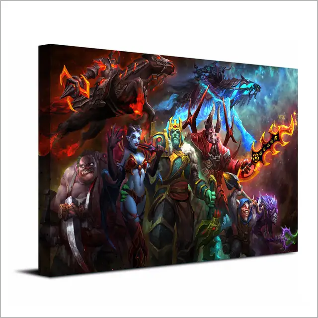 Us 699 40 Off1 Piece Canvas Painting Dota Wraith King Poster Hd Printed Wall Art And Prints Home Decor Wall Pictures For Living Room Xa1541c In