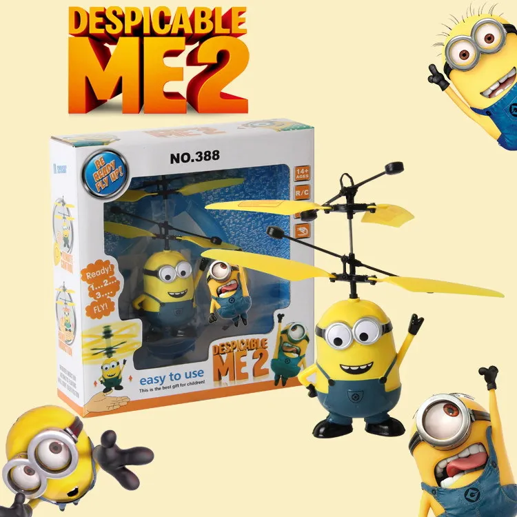 Handing Remote Control RC font b Helicopter b font Flying Minion Quadcopter font b Drone b