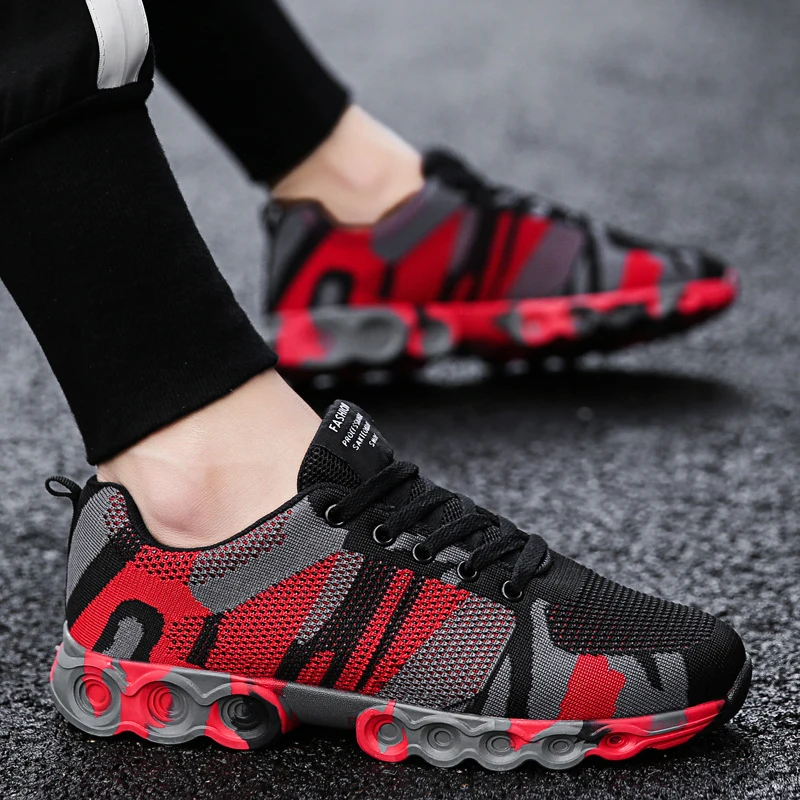 Men Sneakers For Men Outdoor Shockproof Breathable Running Shoes Men Sports Shoes Men Outdoor Non-slip Wear Resistant Men Shoes