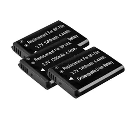 3X BP-70A EA-BP70A IA-BP70A BP70A IABP70A Камера Батарея для SAMSUNG AQ100, DV150F, ES65, ES67, ES70, ES71, ES73, ES74, ES80 L25