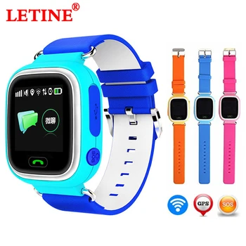 

Letine Kids Baby Smart Watch Wrist Watches for Children's Clock Q90 with GPS and with a SIM Card Cell Phone Function in Russian