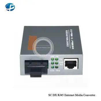 

1pair HTB-GM-03 A/B 100Base Media Converter Multimode 2KM External Power Supply Duplex SC DX RJ45 Enternet Media Converter
