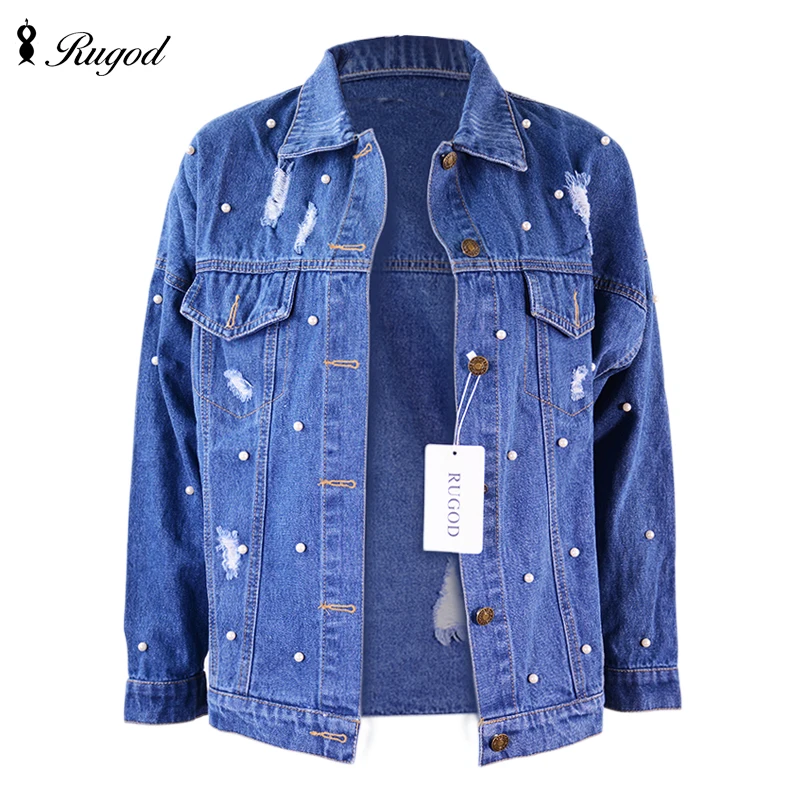 beaded jean jacket
