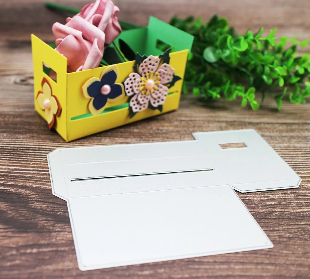 

Metal cutting dies Rectangle/gift/candy box dies cut stencils for Scrapbooking photo/album paper card craft knife embossing dies