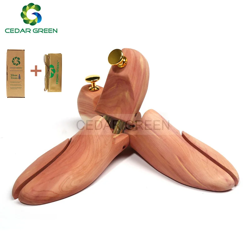 

CedarGreen Men's and Women's Twin Tube Adjustable Red Cedar wood Shoe Tree