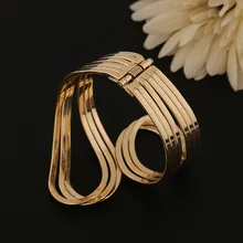 bracelets & bangles love bracelet metal pulseira feminina gold silver plated bileklik femme jonc indian jewelry