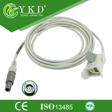 Criticare compatível/CSI pediátrica SpO2 senso DB7pin, 3 m, cabo de TPU