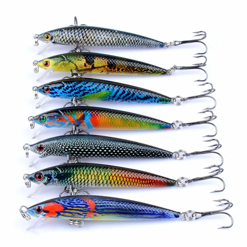 

Lawaia 1pcs Minor Lure Salmon Lure Road Sub-bait 7.5cm/5.4g Painted Bionic Bait Hard Bait Fishing Jigs Fly Minnow Fishing Lure