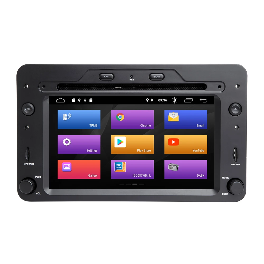 Perfect Josmile 2 din Android 9.0 GPS AutoRadio For Alfa Romeo 159 Brera Spider Sportwagon Navigation Stereo Car DVD Multimedia Wifi 4G 2