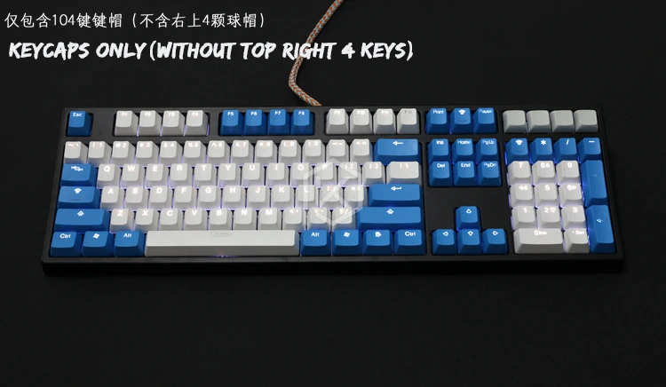 Taihao pbt двойные колпачки для ключей для самостоятельной сборки игровой механической клавиатуры колпачки с подсветкой oem профиль светильник красный синий белый серый