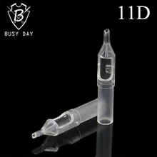 50 шт одноразовые 11D татуировки Советы 11 размер страз прозрачный пластиковый стерильный Ассорти тату наконечник для тела Искусство