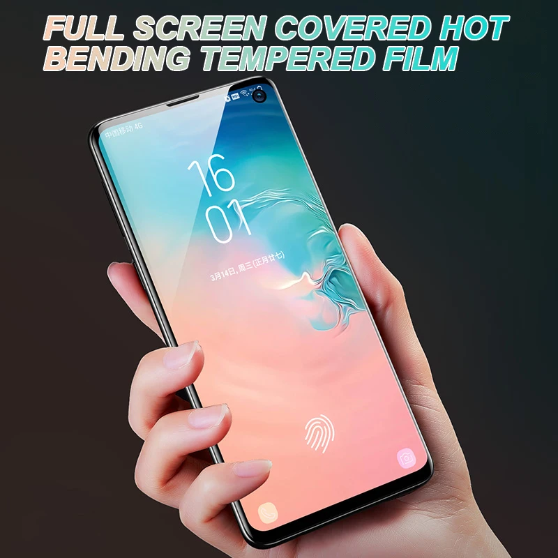 15D Soft Protective Film For Samsung Galaxy S10 S9 S8 Plus S10e A6 A8 Plus 2018 Note 8 9 Full Cover Screen Protector Film Case