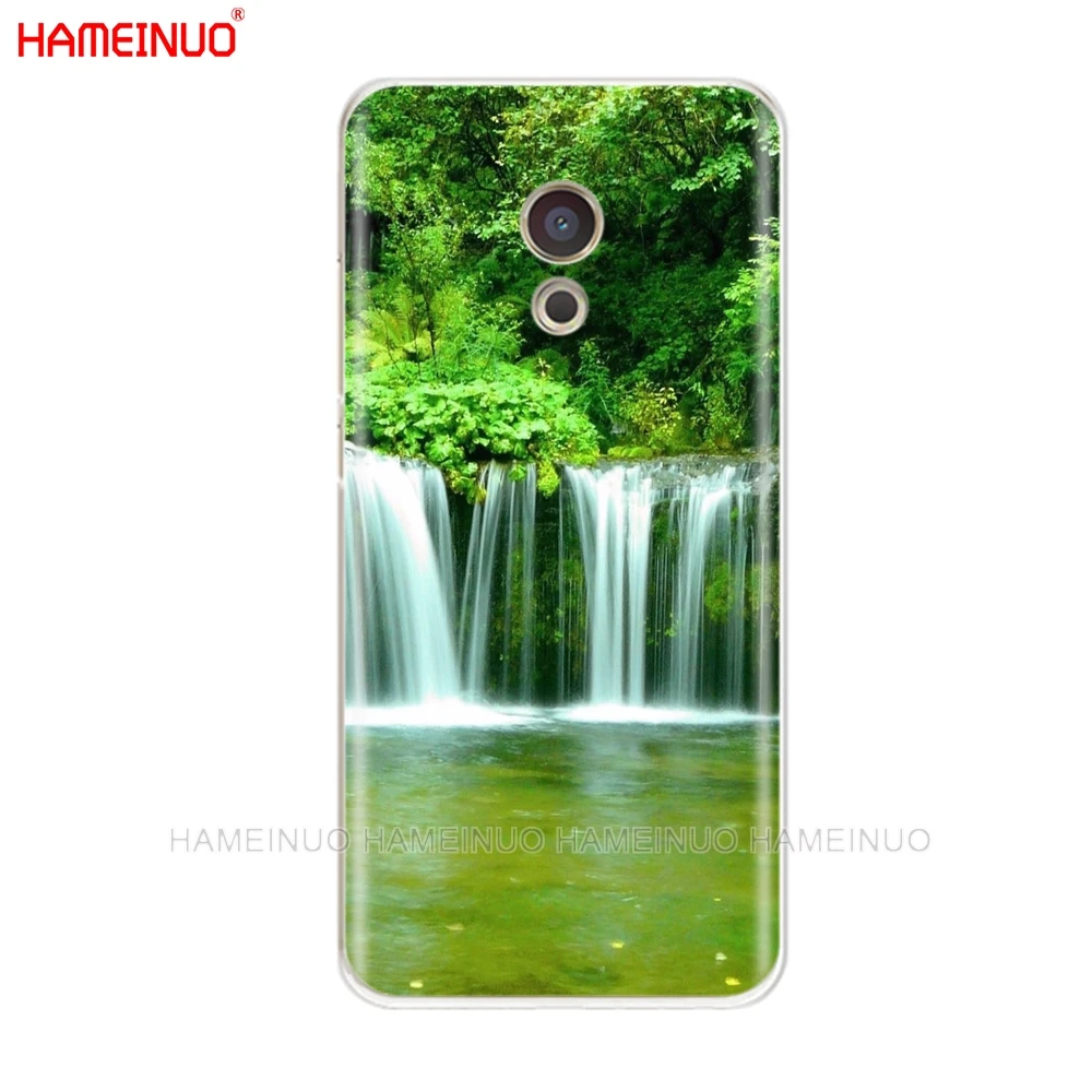 HAMEINUO водопад природный дизайн с пейзажем крышка чехол для телефона для Meizu M6 M5 M5S M2 M3 M3S MX4 MX5 MX6 PRO 6 5 U10 U20 note plus - Цвет: 90590