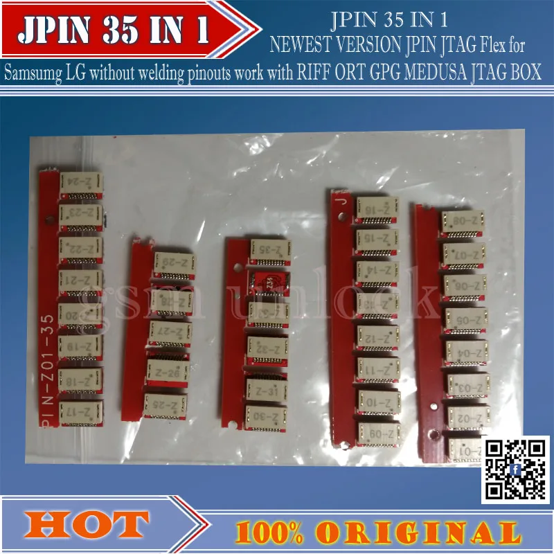 

gsmjustoncct 2017 VERSION jpin 35 in 1 JTAG Flex work with RIFF ORT GPG MEDUSA BOX
