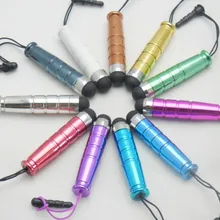 Мини-пластиковый стилус с емкостным экраном с разъемом для наушников 3,5 мм для iPhone iPad samsung Tablet PC 5000 шт