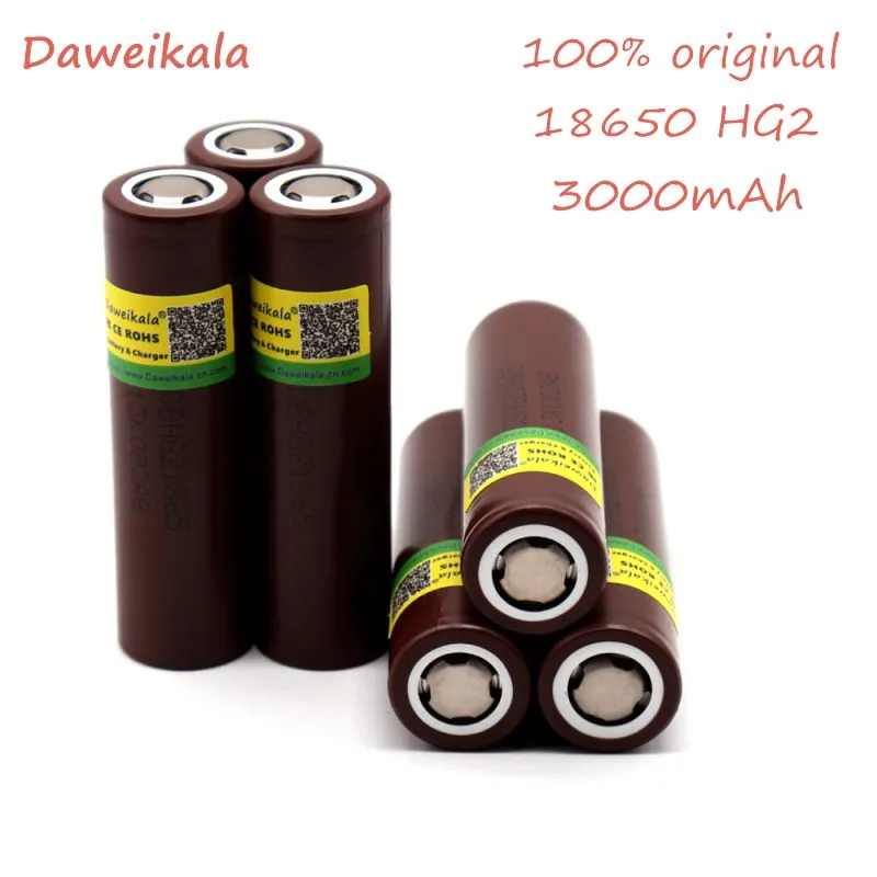 Daweikaka 18650 батарея для LG HG2 18650 литиевая батарея 3,7 V 3000 mah 20A электронная сигарета батарея