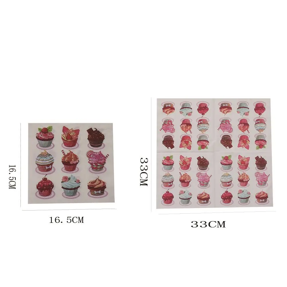20 Pcs Bag Kue Pakai Kertas Decoupage Serbet Tissue Dekorasi Ulang 20 Pcs Bag Kue Pakai Kertas Decoupage Serbet Tissue Dekorasi Ulang