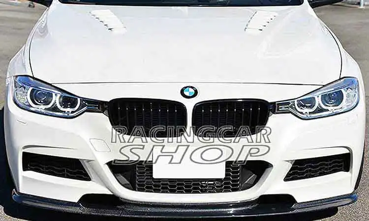 Настоящее углеродное волокно передний спойлер для BMW F30 M-TECH 320i 328i 335i 2012UP B120