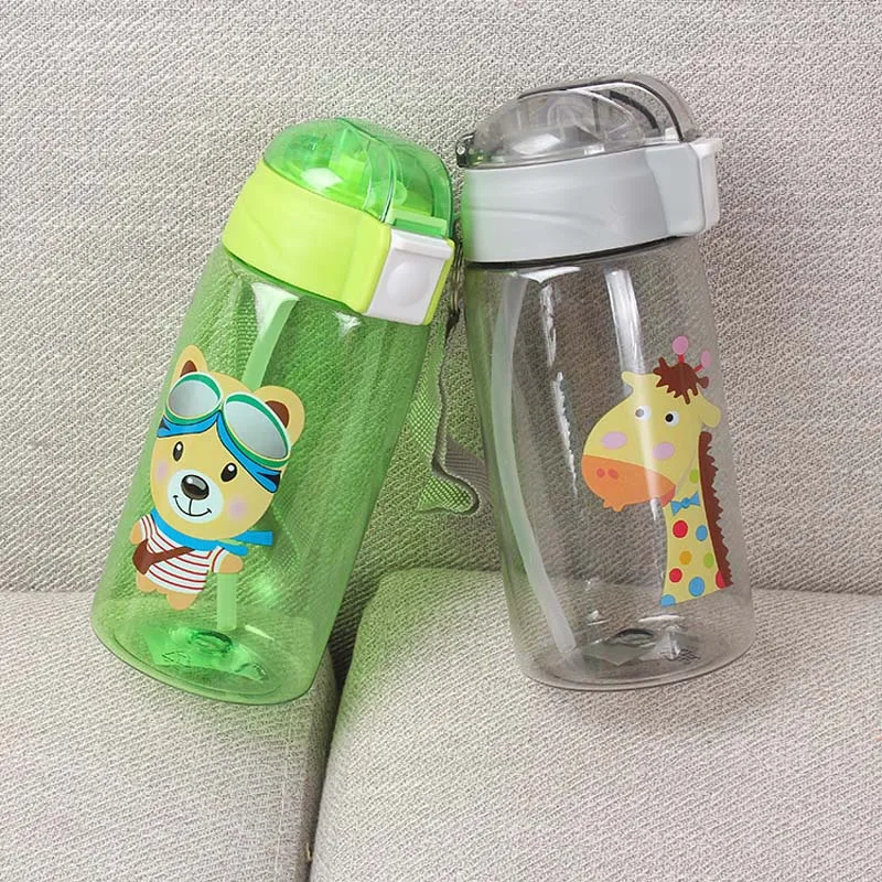 Baby Cup детей Кубок подготовки питьевой широкой диафрагмой Поильник для бутылки с водой безопасности бутылка для детей герметичные 520 мл