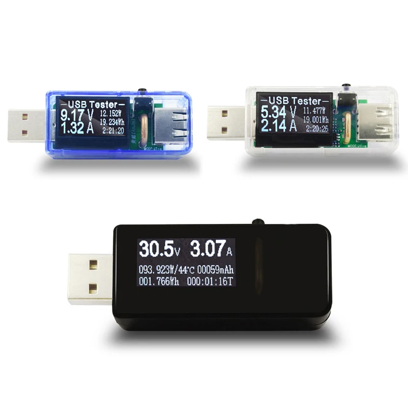 

7 in 1 USB tester DC Digital voltmeter amperimetro current meters amp volt ammeter detector power bank charger Indicator D1021