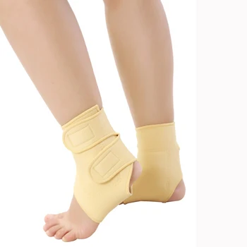 

Tourmaline self-heating ankle support far infrared magnetic therapy ankle support tourmaline nano ankle belt Foot care 2pcs1pair