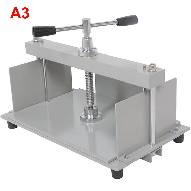 

A3+ Size Manual Flat Paper Press Machine Stainless Steel Hand Tool for Photo Book Invoice Check Booklet Nipping Machine