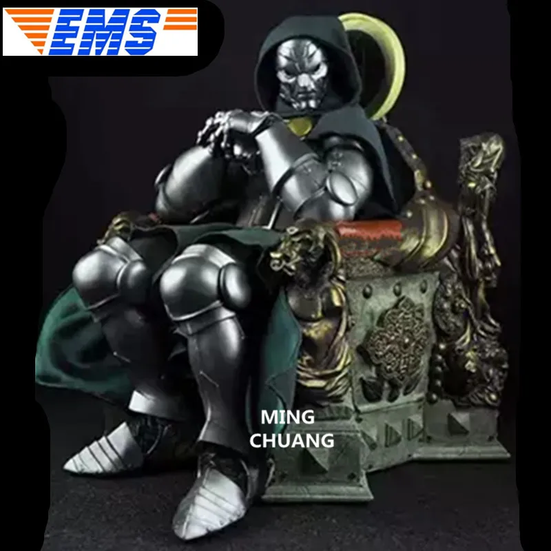 

13.77"Avengers Statue Anti-hero Bust Doctor DoomThrone Head Portrait GK Action Figure Collectible Model Toy 35CM BOX D949