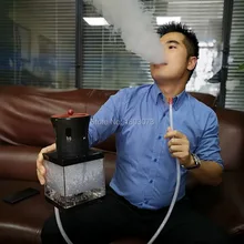 Woyu портативный кальян квадратный акриловая чашка для кальяна наргиле личного использования путешествия кальян с ветром conver