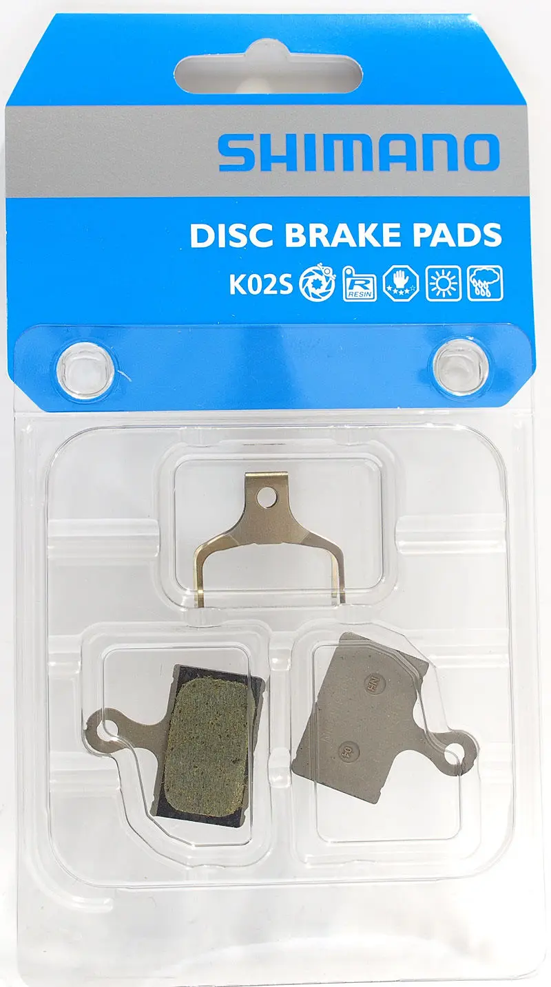 Original Shimano Bicycle K02S Road Bike Resin Disc Brake Pads for BR-RS805 BR-RS505 Parts | Спорт и развлечения