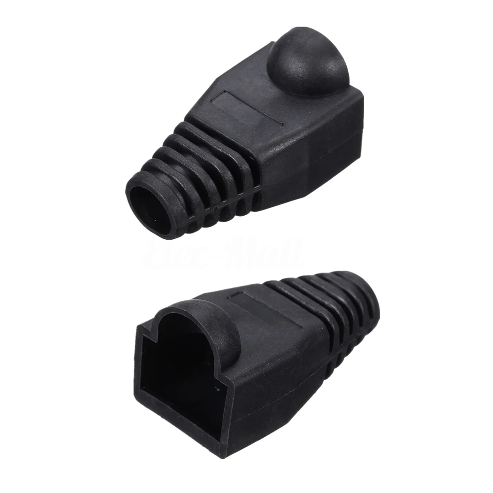 50x Plastic Boot Cap Plug Head for RJ45 Cat5/6 Cable Modular Connector Network 50x Plastic Boot Cap Plug Head for RJ45 Cat5/6 Cable Modular Connector Network