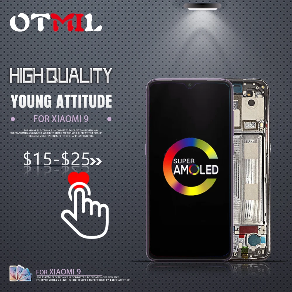 

Original 6.39" For Xiaomi Mi 9 LCD Display Touch Screen DigitizerFor Xiaomi Mi9 SE LCD Display For Xiaomi Mi 9 SE Display #1
