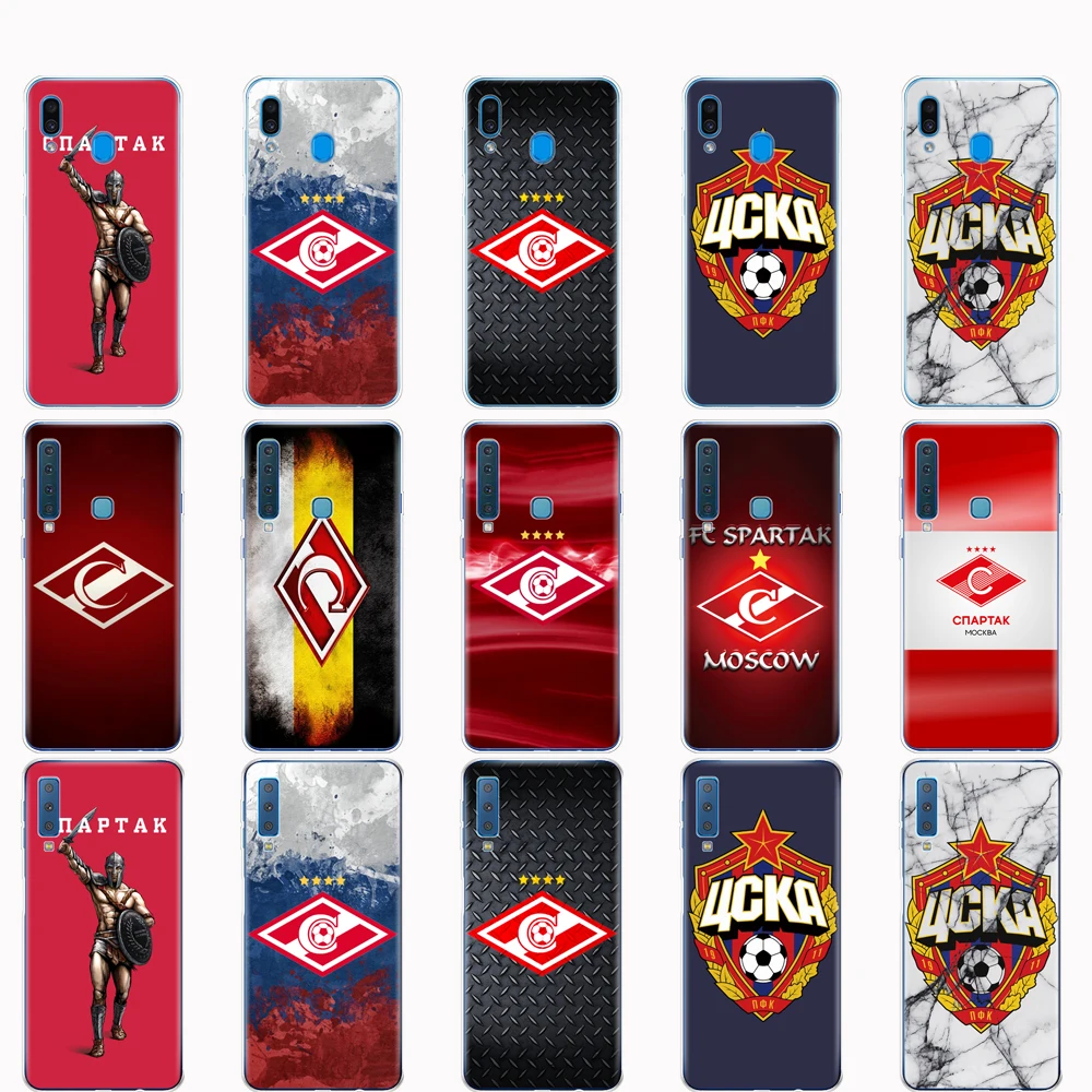 Case For Samsung A50 Case For Samsung Galaxy A50 A60 A10 A30 A40 A70 A 50 2019 A9 A7 2018 Russian Moscow football
