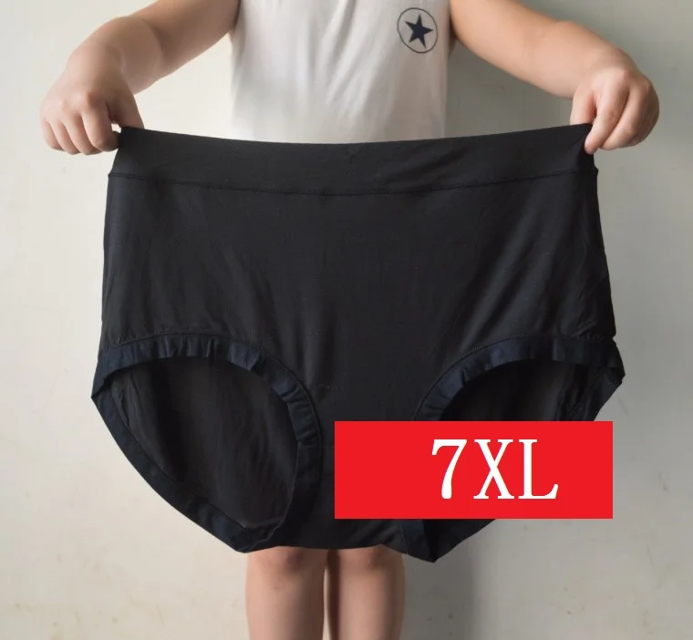 Женские трусики 7XL размера плюс супер большие трусы высокого качества нижнее белье однотонные женские трусы 3 шт./лот