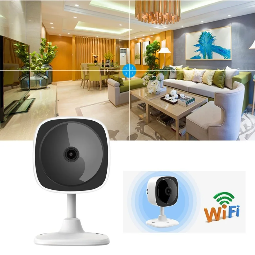 

2.4GHz Wireless 180 Degree Panoramic IP Camera 1080P HD Motion Detection Two Way Audio Night Vision Camera Home Security Monitor