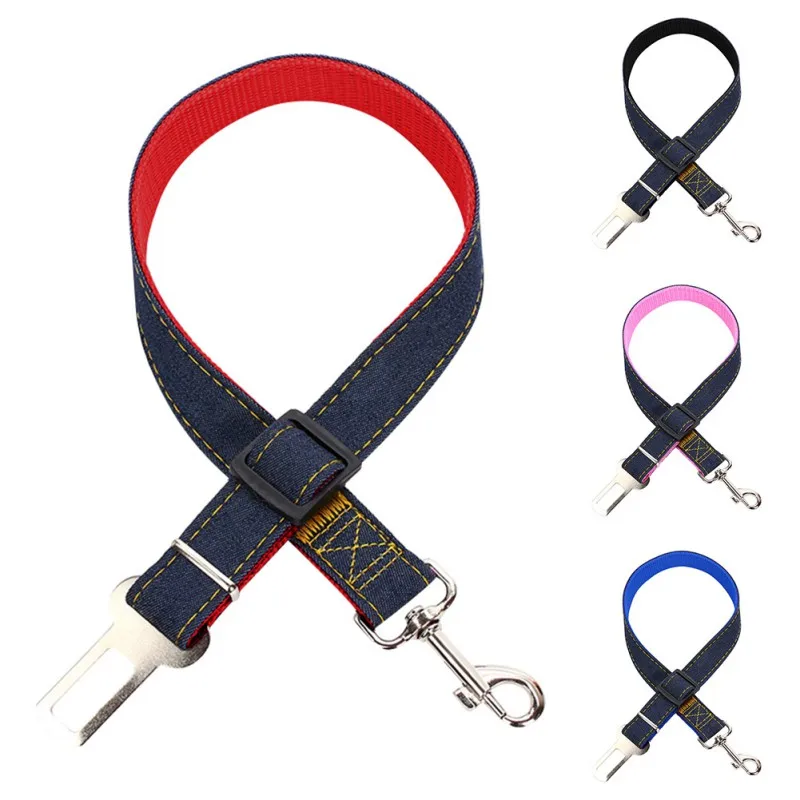 Dog Pets Car Safety Seat Belt Harness Restraint Lead Adjustable Travel Clip