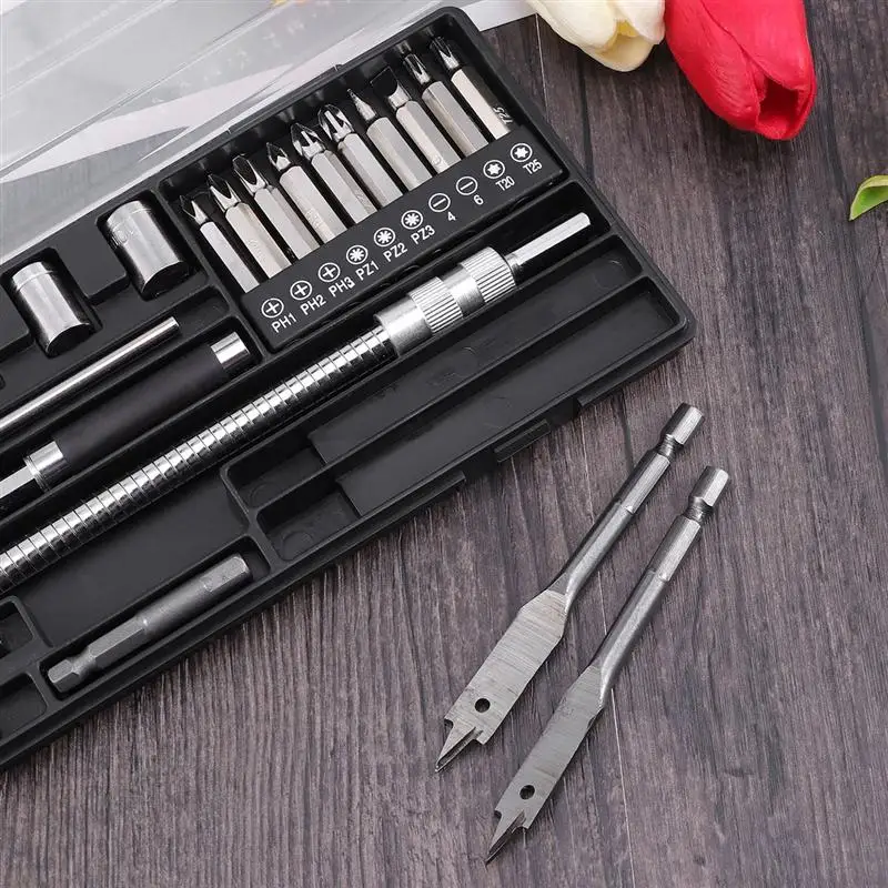 

28PCS/Set Multifunctional High Speed Steel Twist Drill Set Hardware Tool Professional HSS Drill Bits For Home DIY Woodworking