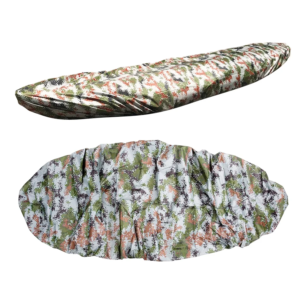 2.1-6.5 Meters Kayak Canoe Storage Dust Cover Waterproof UV Sun Protection for 8 Sizes Range Fishing Boat Kayak Canoe