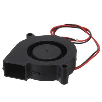 GEEETECH Double 12V DC 50mm Blow Radial Cooling Fan for Electronic 3D Printer Parts