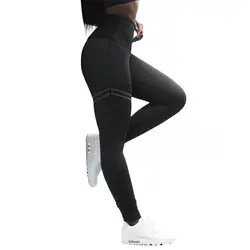 Новые модные леггинсы с эффектом пуш-ап женские тренировочные леггинсы тонкие леггинсы из полиэстера с высокой талией женские узкие брюки