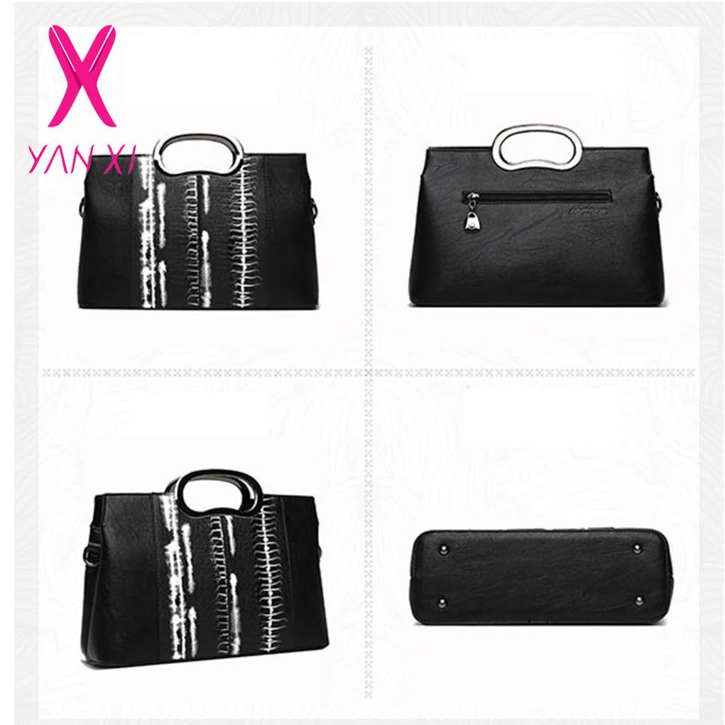 YANXI новые кожаные сумки роскошные женские дизайнерские основная Женская сумка