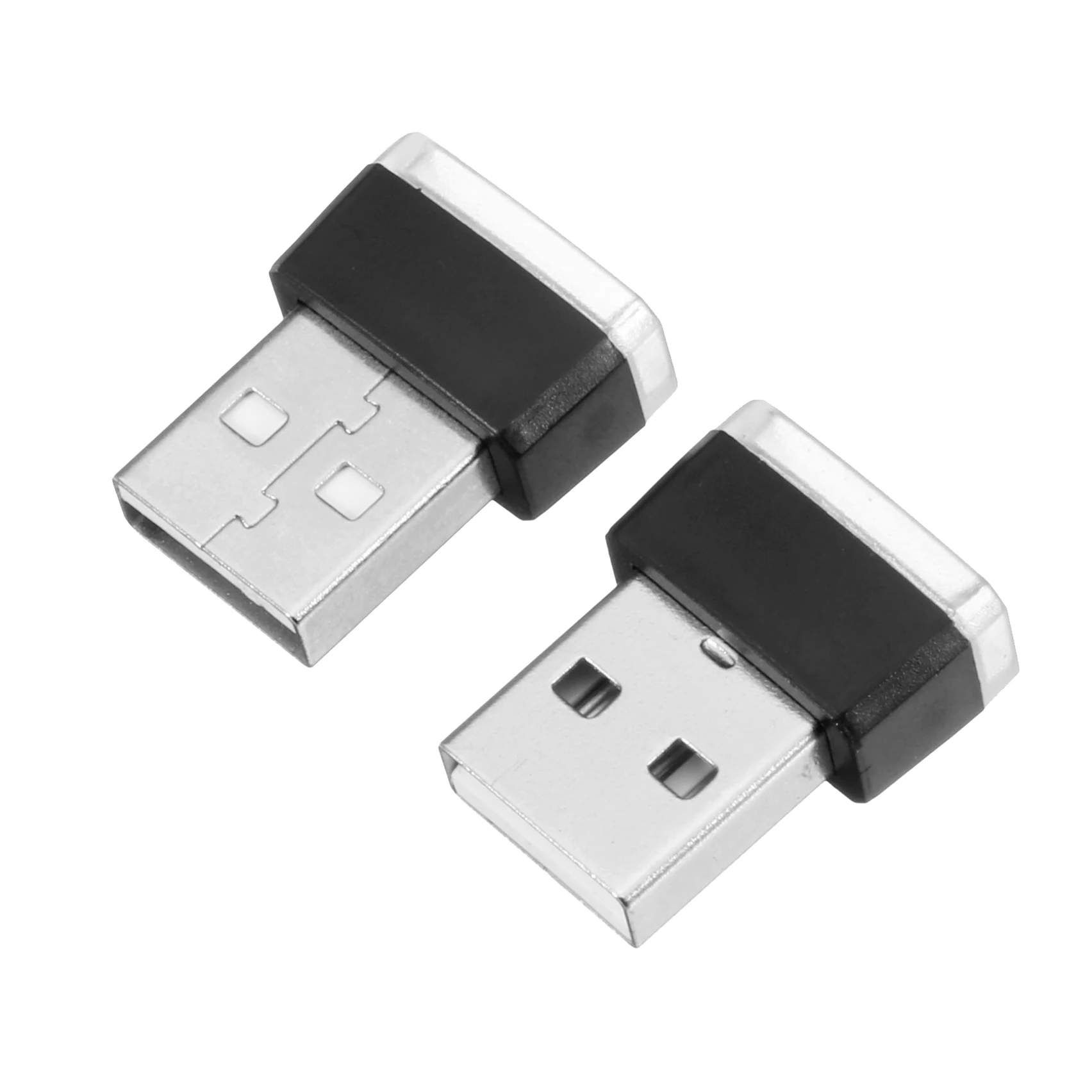 Красный/синий/белый автомобильный Декор USB Светодиодная лампа USB флэш-светильник для внешнего аккумулятора компьютерное зарядное устройство адаптер автомобильный интерьерный светильник